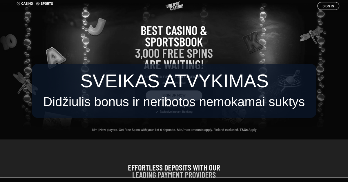 Unlimit Casino Lietuvai