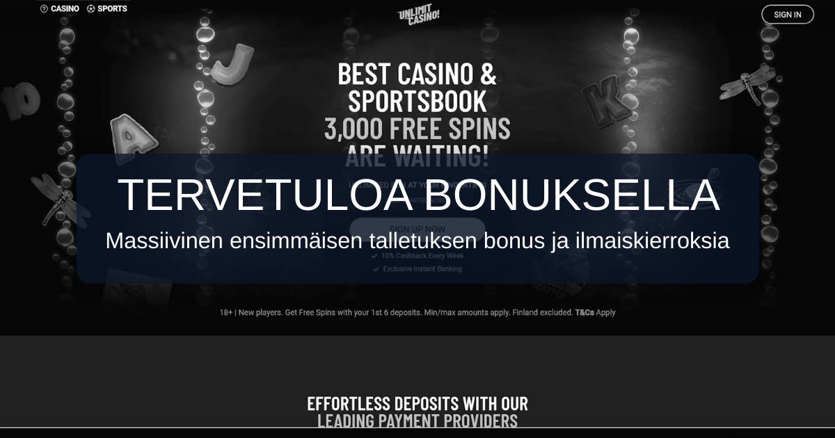 Unlimit Casino suomalaisille pelaajille